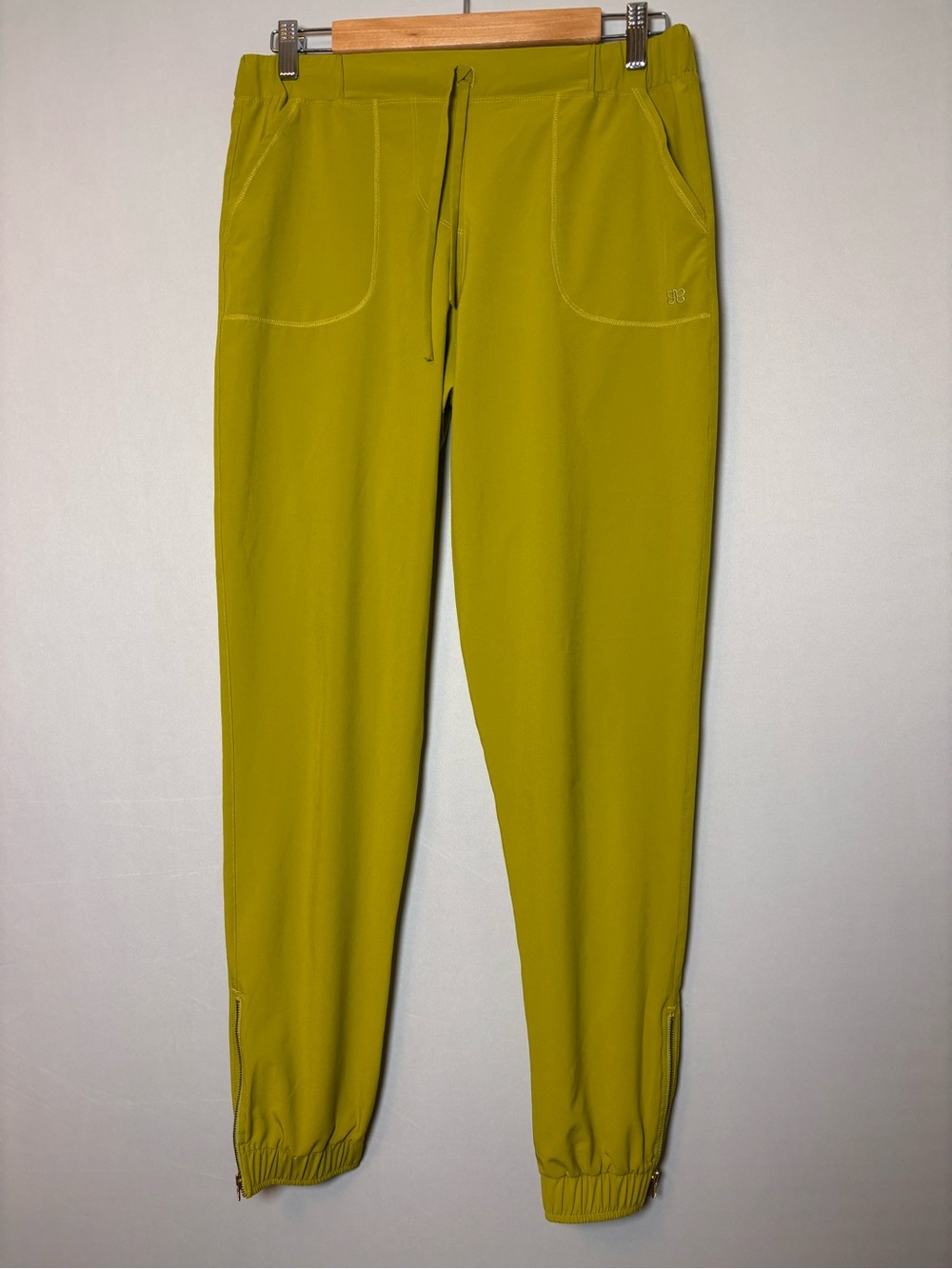 Albion Fit Jogger Small Jetsetter Elastic Zip Ankle Drawstring